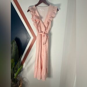 Pink Lily Pink Wrap Dress